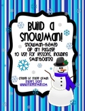Build a Snowman Clip Art for Commercial Use