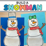 Build a Snowman Coloring Page