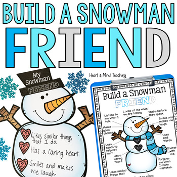 Preview of Build a Snowman Friend activity