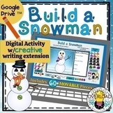 Build a Snowman: Google Slides Winter Art & Creative Writi