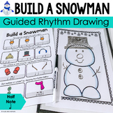 Build a Snowman - Guided Rhythm Drawing - Half Note