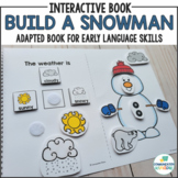Build a Snowman Interactive Book for Speech and Language