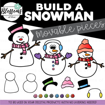 Build a Snowman Movable Images by Blue Blossom Designs - Amy Beckstrand