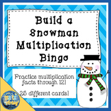 Build a Snowman Multiplication Bingo