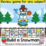 Winter Activities Build a Snowman Review Game for Any Subject