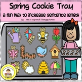 Build a Spring Cookie Tray To Increase MLU in Speech Therapy
