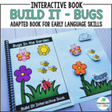 Build a Spring Garden with Bugs Interactive Book Speech Therapy