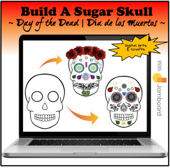 Preview of Build a Sugar Skull - Day of the Dead/ Día de los Muertos Jamboard