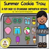 Build a Summer Cookie Tray To Increase MLU in Speech Therapy