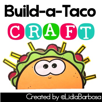 Preview of Build-a-Taco Craft for Cinco de Mayo