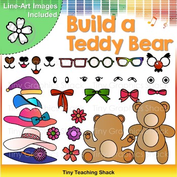 Preview of Build a Teddy Bear Clip Art