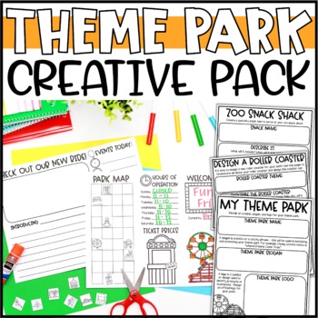 Preview of Build a Theme Park PBL Creative Pack