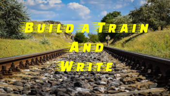 Preview of Build a Train and Write for Teletherapy