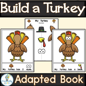 Preview of Build a Thanksgiving Turkey-ADAPTED BOOK