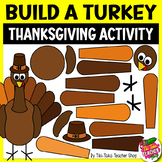 Build a Turkey Craft : Thanksgiving Activity