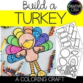 Build a Turkey Craft: Thanksgiving Coloring Pages
