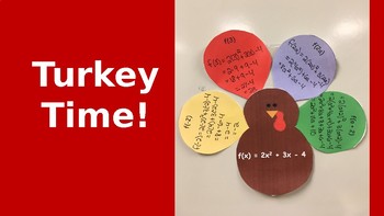 Preview of Build a Turkey: Function Notation