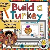 Build a Turkey: Google Slides Fall Digital Art & Creative 