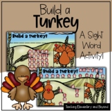 Build a Turkey: Mystery Sight Word "Hangman" Twist Game | 