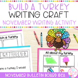 November Build a Turkey Writing Craft | Kindergarten Thank