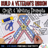 Build a Veteran's Day Craft, Ribbon Template, Writing Acti