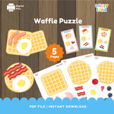 Build a Waffle Pretend Play, Waffle Dramatic Play, Toddler