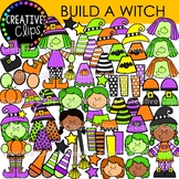 Build a Witch Clipart {Halloween Clipart}
