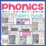 Build a Word Phonics Game Bundle for Centers 1st grade Sci