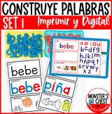 Build a Word Spanish Boom Cards Printables Construir palab