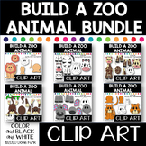 Build a Zoo Animal Clipart BUNDLE - 6 Resources