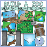 Build a Zoo Clip Art  - Area and Perimeter Clipart