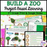 Build a Zoo Project Based Learning 3rd Grade Math PBL Area