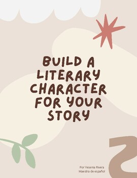 Preview of Build a literary character