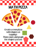 Build a pizza with shapes math activity