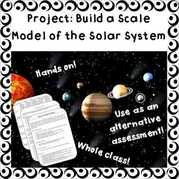 Preview of Build a scale model of the solar system - middle/high school