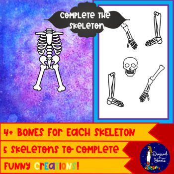 Preview of Build a skeleton BOOM card FUN!