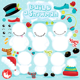 Build a snowman clipart commercial use, vector graphics, d