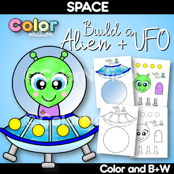 Preview of Alien + UFO Craft | Space Theme Activities | Outer Space | Spaceship