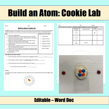 Preview of Build an Atom: Cookie Lab