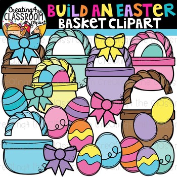 Preview of Build an Easter Basket Clipart {Easter Clipart}