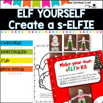 Preview of Build an Elf kit- Christmas Craft activity 