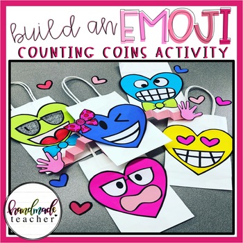 Preview of Build an Emoji Counting Coins Activity