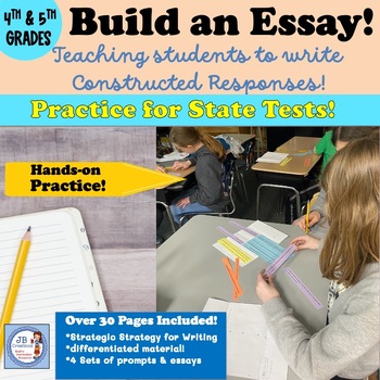Preview of Build an Essay! 4th and 5th Grade Writing State Test Prep