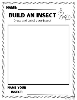 Build an Insect by Ms Calloway Life in PreK | TPT