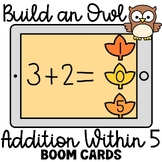 Build an Owl Addition Within 5 Boom Cards