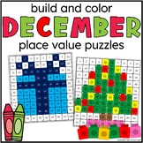 Build and Color Place Value Puzzles December