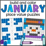 Build and Color Place Value Puzzles January