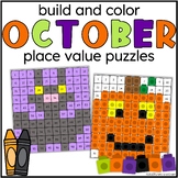 Build and Color Place Value Puzzles October