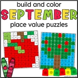 Build and Color Place Value Puzzles September