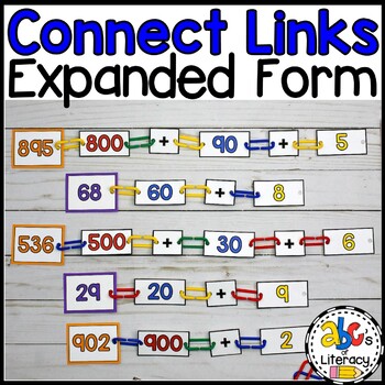 Preview of Build and Link Numbers Activity (Expanded Form Activity)